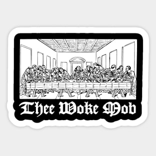 The Woke Mob - Metal Disciples logo Sticker